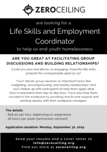 Life Skills and Employment Coordinator