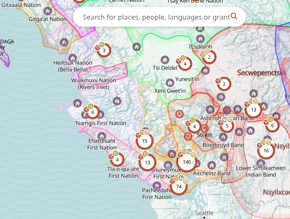 Text on an orange background reads "National Residential School Crisis Line 1-866-925-4411. First Nations Health Authority Resources: https://www.fnha.ca/what-we-do/mental-wellness-and-substance-use"