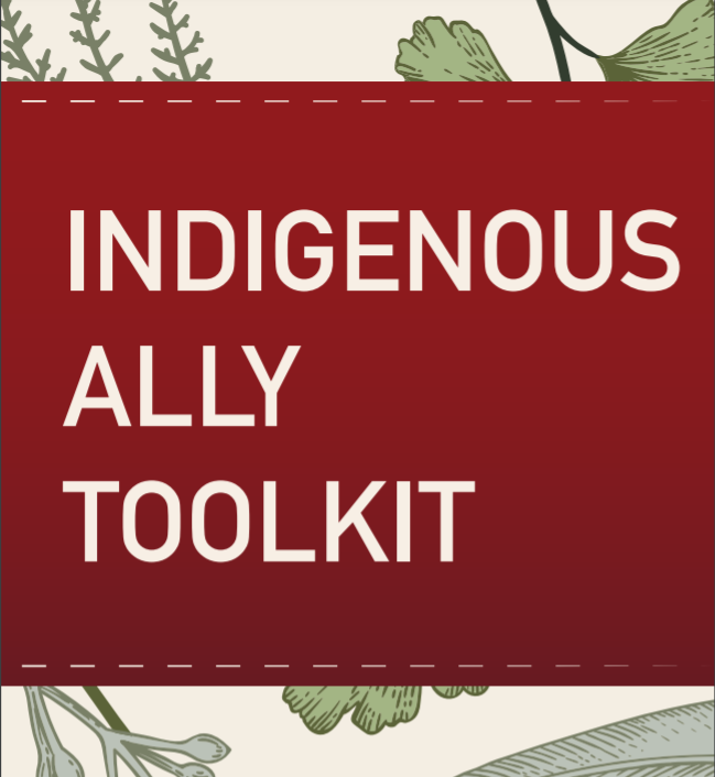 The front cover of "Indigenous Ally Toolkit"