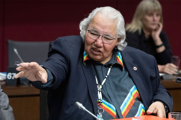 A photograph of former Senator Murray Sinclair